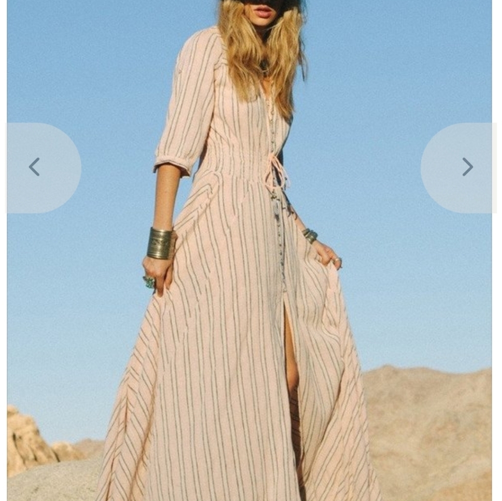 Spell and the Gypsy Size M Coral Island Boho Dancers Maxi Dress - Picture 12 of 12